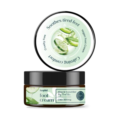 CBD Aloe and Cucumber Foot Cream 300mg 200ml